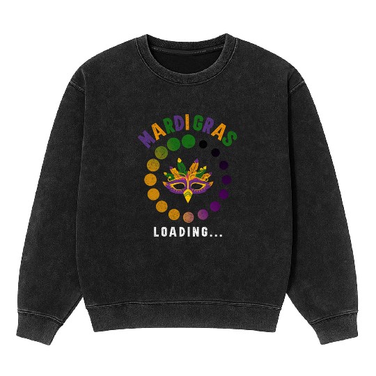 Mardi Gras - Loading Mineral Wash Sweatshirts
