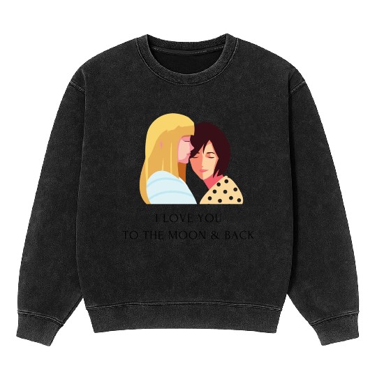 lesbian lgbtq pride valentine day 202 valentines Mineral Wash Sweatshirts