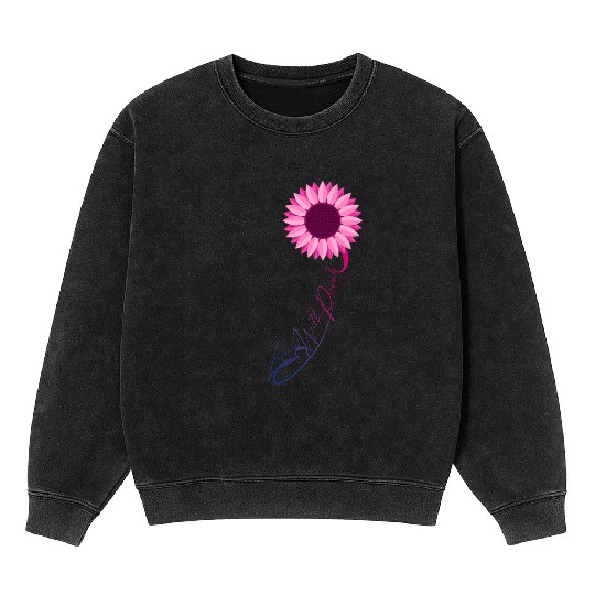 Love Will Prevail Bisexual Sunflower Bi Pride Mineral Wash Sweatshirts