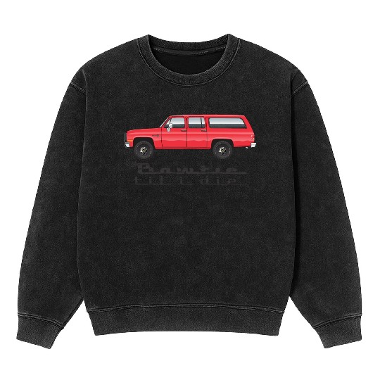 bowtie Cardinal Red Mineral Wash Sweatshirts
