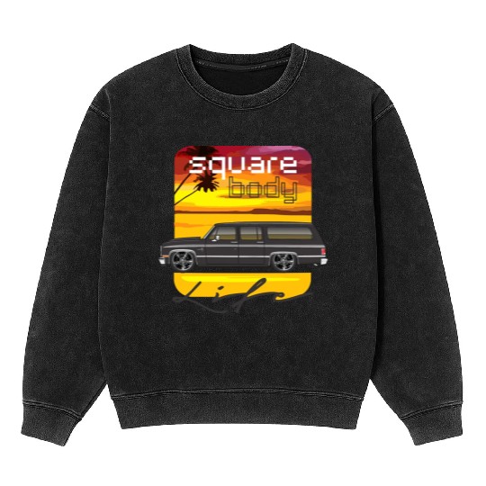 life Midnight Black Mineral Wash Sweatshirts