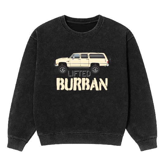 burban Santa Fe Tan Mineral Wash Sweatshirts