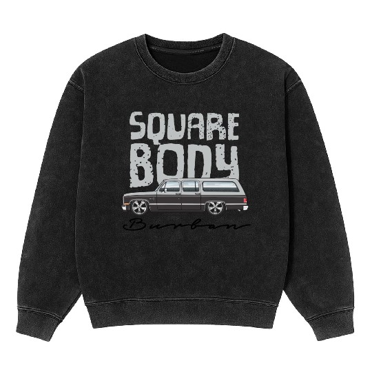square body Light Silver Mineral Wash Sweatshirts
