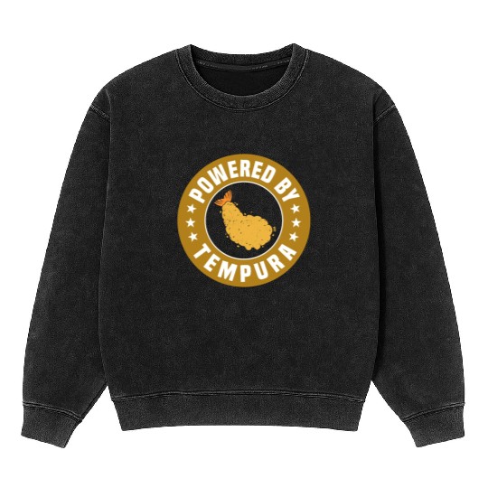 Powered By Tempura Mineral Wash Sweatshirts