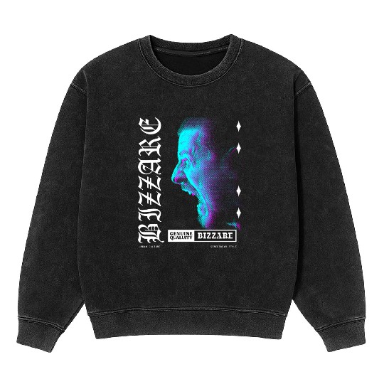 Bizarre Streetwear Mineral Wash Sweatshirts