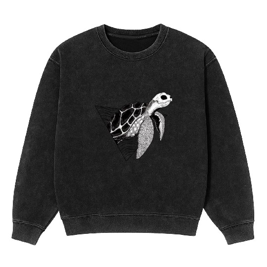 Bone Turtle Streetwear Mineral Wash Sweatshirts