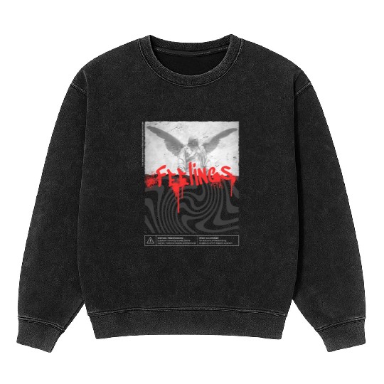 Feelings Streetwear Mineral Wash Sweatshirts