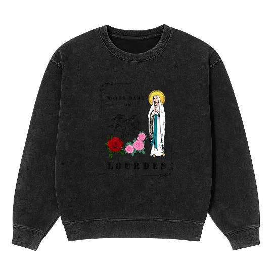 OUR LADY OF LOURDES Mineral Wash Sweatshirts