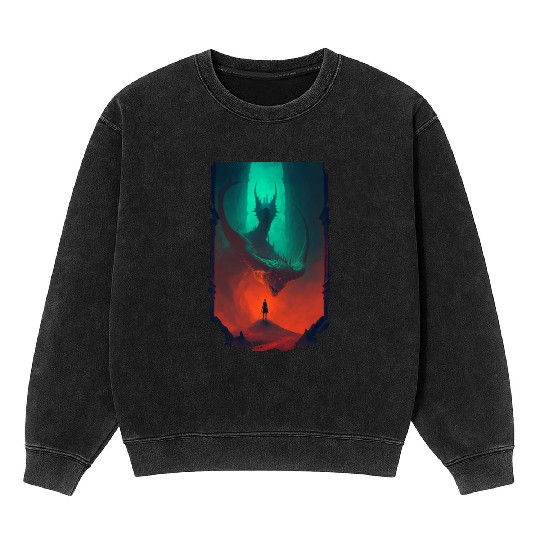Lonely Journey Mineral Wash Sweatshirts