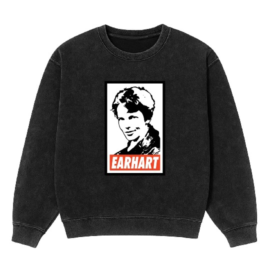 Amelia Earhart Mineral Wash Sweatshirts