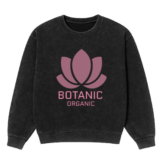 Botanic Organic Clothing Shop - Lotus Mineral Wash Sweatshirts