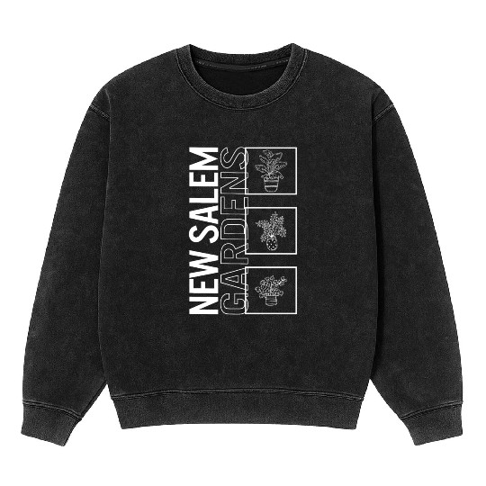 New Salem Gardens, Garden Plant Gardening Lover Mineral Wash Sweatshirts