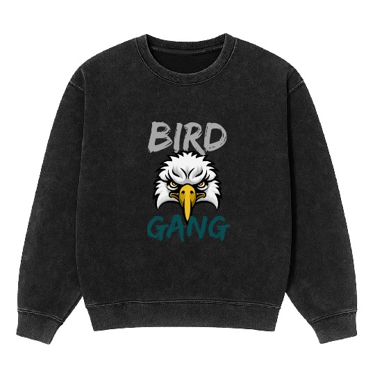 Eagle Bird Gang Funny Philadelphia Mineral Wash Sweatshirts