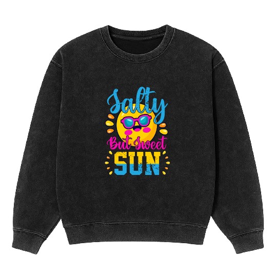 Salty But Sweet Sun Mineral Wash Sweatshirts