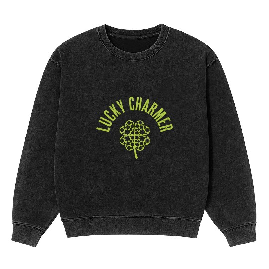 Lucky charm St Patrick's Day Ireland Mineral Wash Sweatshirts