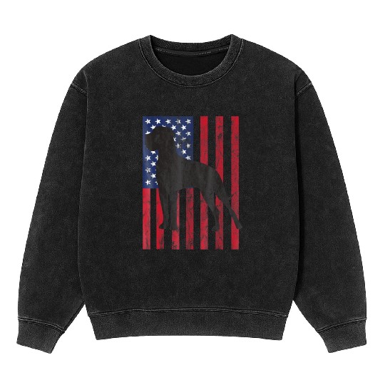 Great Dane Mineral Wash Sweatshirts Patriotic Gre