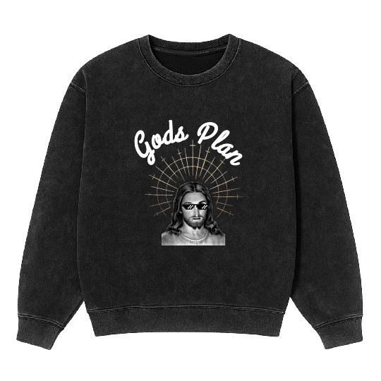Gods Plan Mineral Wash Sweatshirts