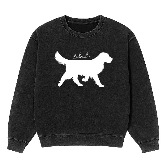 Labrador Retriever, Dog Lover Mineral Wash Sweatshirts lovely lab