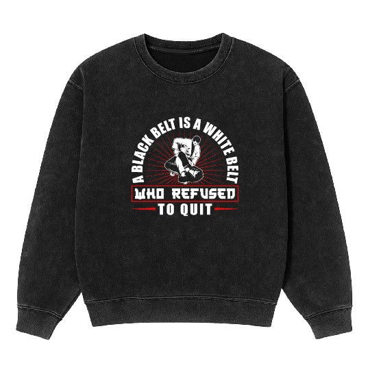 Brazilian Jiu Jitsu MMA Bjj Hugger Mineral Wash Sweatshirts