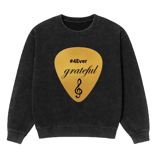 GRATEFUL GUITAR PIC Mineral Wash Sweatshirts