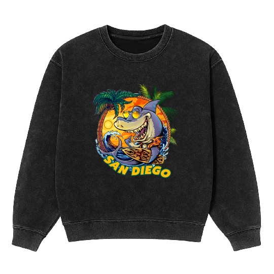 San Diego Mineral Wash Sweatshirts