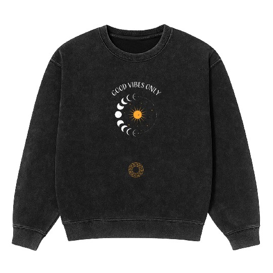 Good V Only - Astrology Mineral Wash Sweatshirts