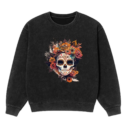 Frida Mexican frida kahlo woman painter art Mineral Wash Sweatshirts