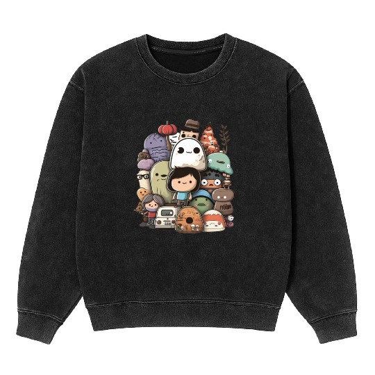 my imaginary friends Mineral Wash Sweatshirts