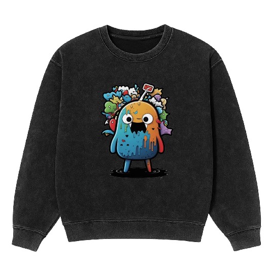 my imaginary friends Mineral Wash Sweatshirts