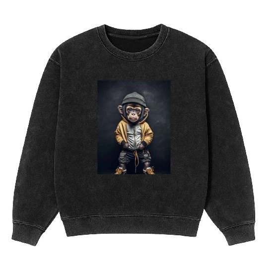 Bully Monkey Mineral Wash Sweatshirts