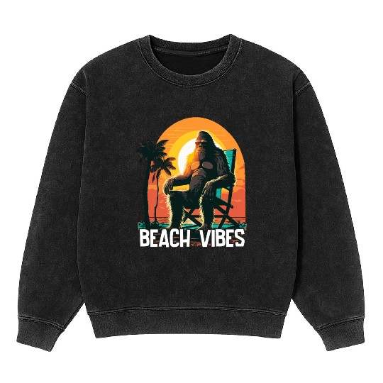 Vacation Beach Vibes Mineral Wash Sweatshirts
