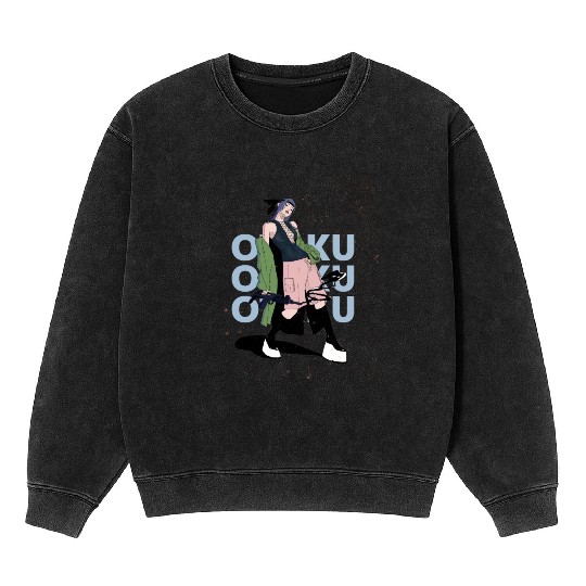 Otaku Swag Street Boy Mineral Wash Sweatshirts