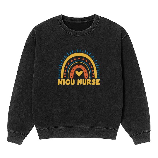 NICU Nurse Mineral Wash Sweatshirts