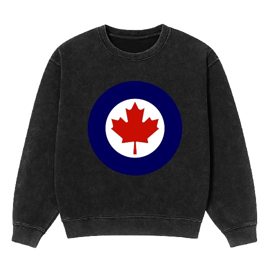 Canadian Air Force Current Emblem Mineral Wash Sweatshirts