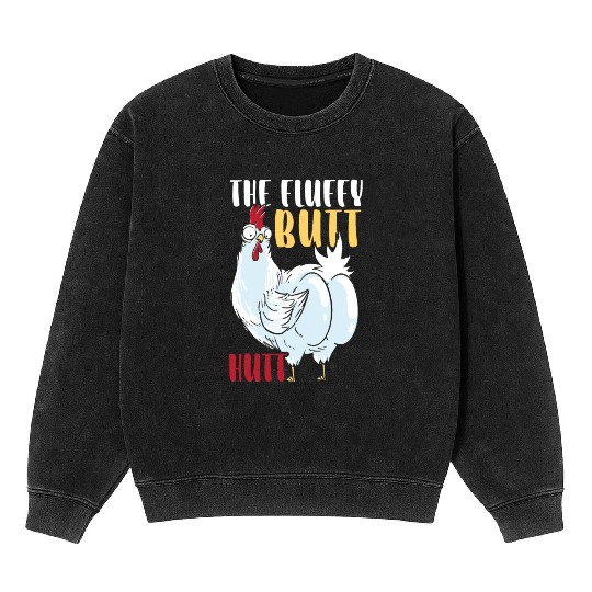 Chicken Farmer Chicken Whisperer Farm Animal Mineral Wash Sweatshirts