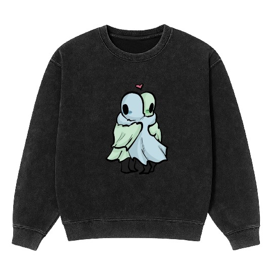 Ghost Hug (Left Chest) Mineral Wash Sweatshirts