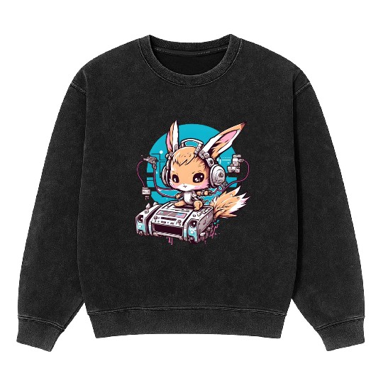 Bunny Beats Mineral Wash Sweatshirts