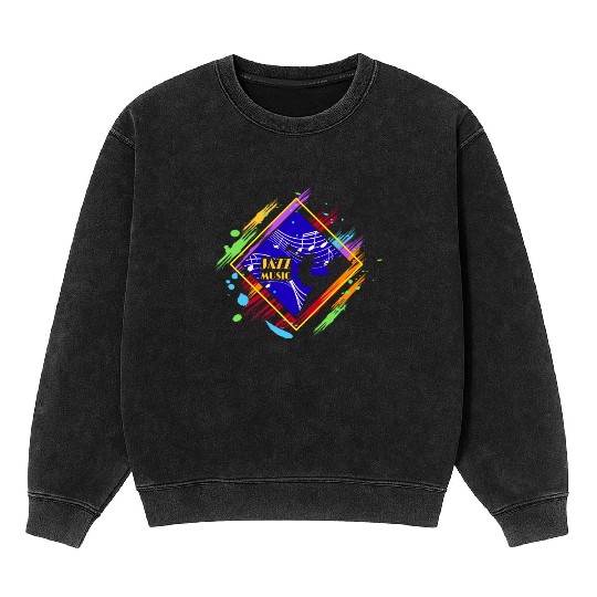 Jazz music improvisation festival Mineral Wash Sweatshirts