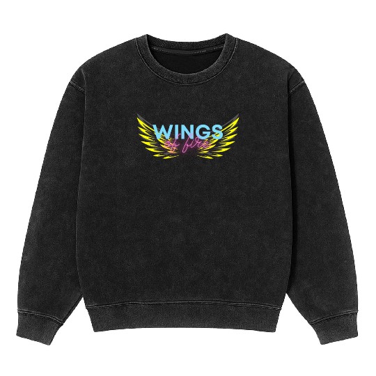 Wings of fire Mineral Wash Sweatshirts