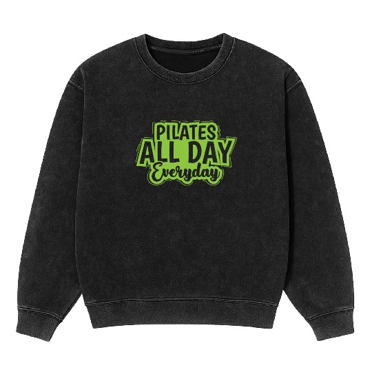 Pilates all Day Everyday Powerhouse Mineral Wash Sweatshirts