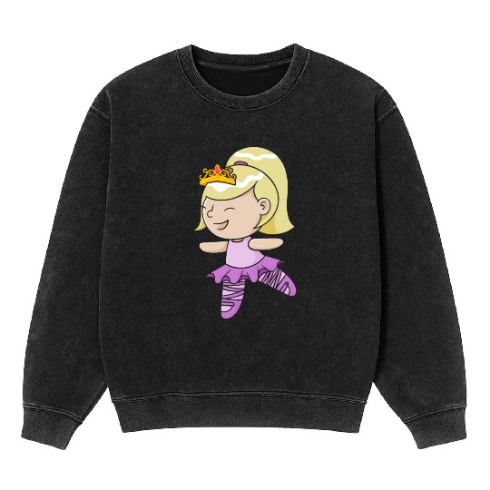 Ballet ballerina - dancing Mineral Wash Sweatshirts