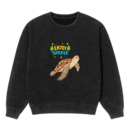 Sea Turtle Mineral Wash Sweatshirts