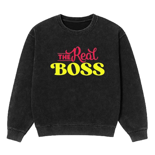 The Real Boss Mineral Wash Sweatshirts