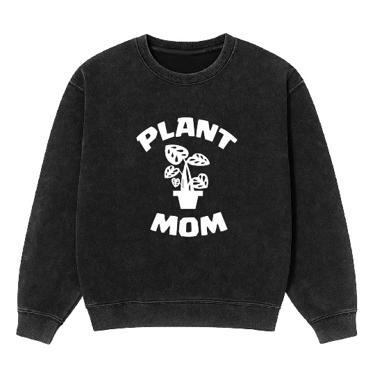 Plant Mom Mineral Wash Sweatshirts