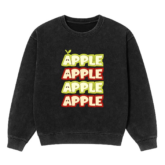 Apple Repeat Apple Picking Farmer Mineral Wash Sweatshirts