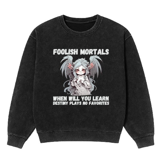Foolish Mortals, Destiny 03 Mineral Wash Sweatshirts