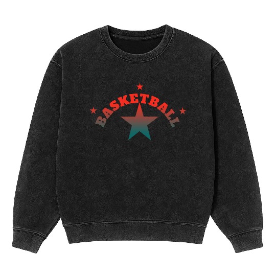 Basketball is a famous and distinctive sport Mineral Wash Sweatshirts
