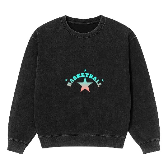 Basketball is a famous and distinctive sport Mineral Wash Sweatshirts