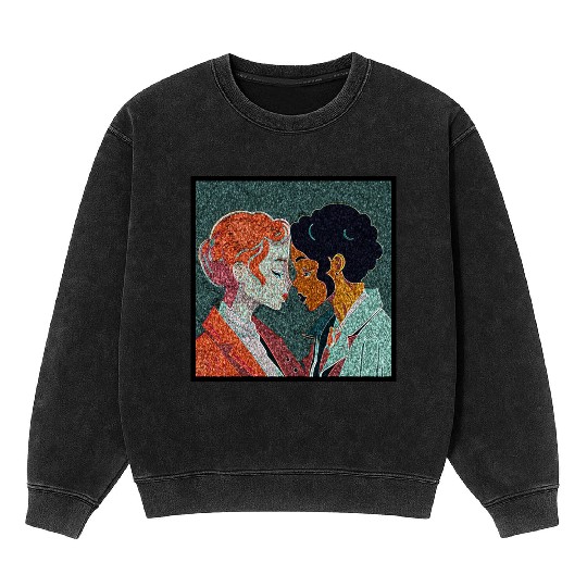 Love Is Love - colorful graphic Mineral Wash Sweatshirts