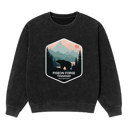 Pigeon Forge Great Smoky Mountains Mineral Wash Sweatshirts
